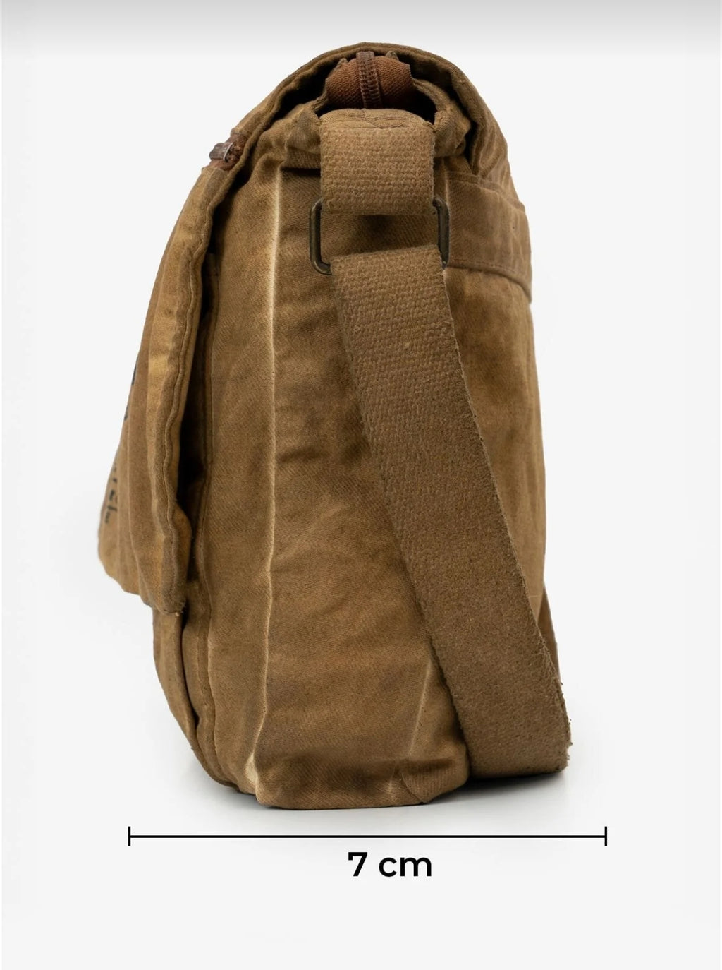 Old Cotton Cargo Ayarlanabilir askılı fermuarlı omuz ve çapraz çanta